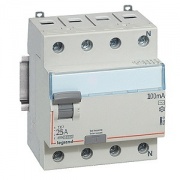 УЗО Legrand DX3 ВДТ 4П 25А 100мА тип AC