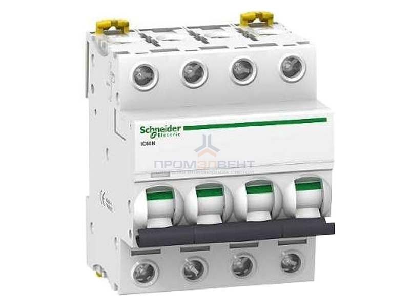Автоматический выключатель Schneider Electric Acti 9 iC60N 4П 16A 6кА C (автомат)
