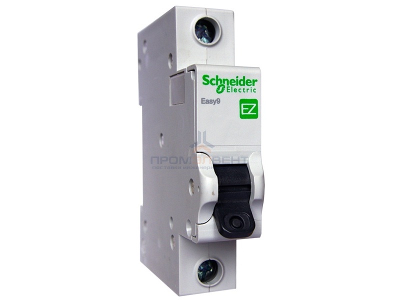 Автоматический выключатель Schneider Electric EASY 9 1П 50А С 4,5кА 230В (автомат)