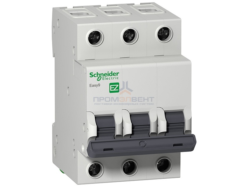 Автоматический выключатель Schneider Electric EASY 9 3П 20А С 4,5кА 400В (автомат)