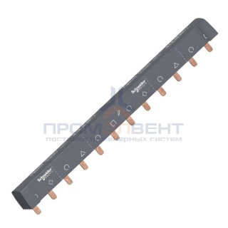 Гребенчатая шинка Schneider Electric 4П (NL1NL2…NL3) 12 модулей 100А