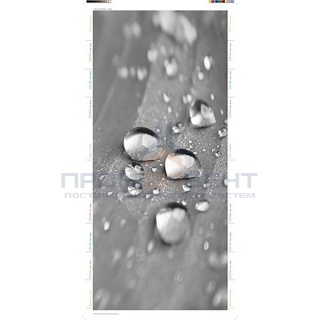 UZ643D "Плёнка дизайнерская ""Капли воды"" для UK600"