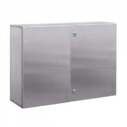 Навесной шкаф CE из нержавеющей стали (AISI 316), двухдверный, 1400 x 1000 x 300мм, с фланцем