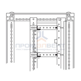 Объединительные панели для секций шкафов DAE/CQE, 600мм, 1 упаковка - 5шт.