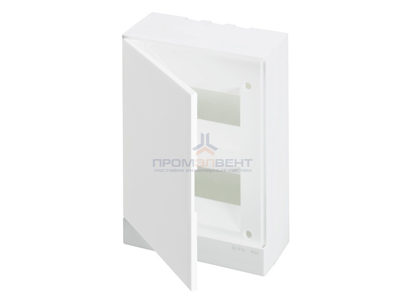 ABB Basic E Бокс настенный 16М белая непрозрачная дверь (с клеммами)