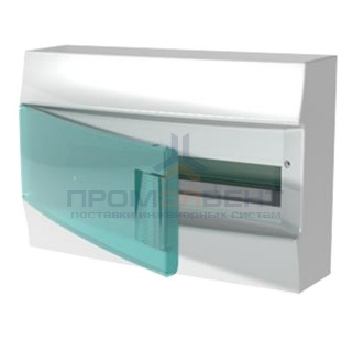 Бокс настенный ABB Mistral41 18М зеленая дверь без клеммного блока