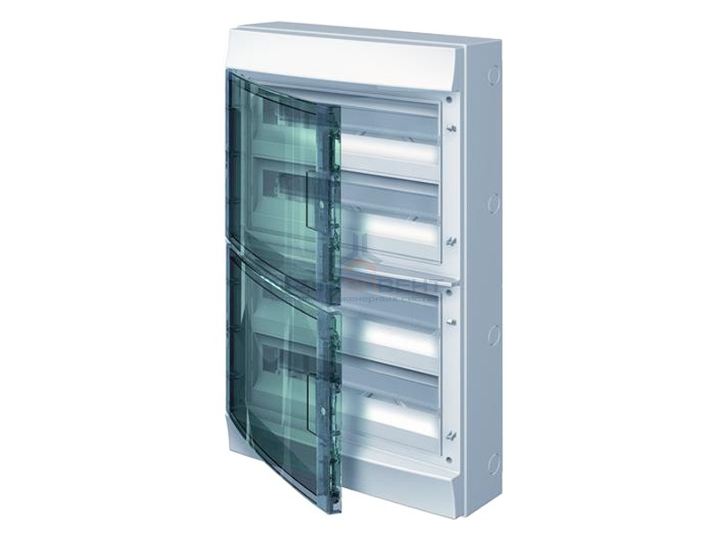 Влагозащищенный настенный бокс ABB Mistral65 72М прозрачная дверь без клеммного блока