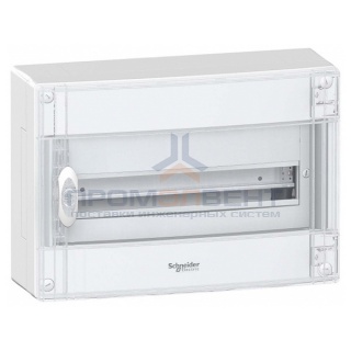 Щит навесной Schneider Electric Pragma (1х18) 18 модулей с прозрачной дверью с клемниками N+PE