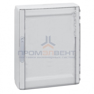 Шкаф Legrand XL3 125 накладной на 54 модуля с шинами N+PE с белой дверью