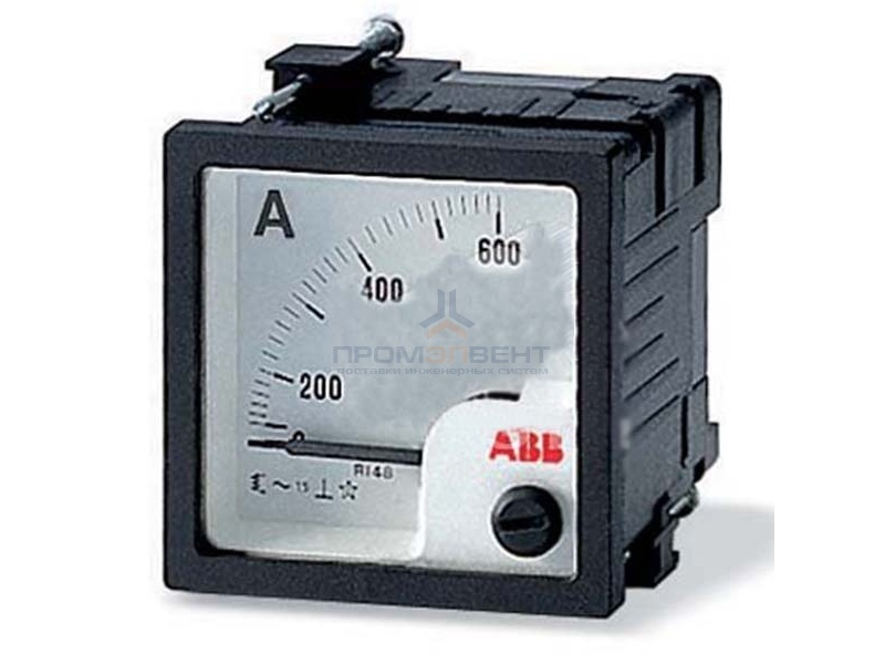 Амперметр ABB AMT1-A1-5/48 переменного тока 5А 48х48мм, прямого измерения